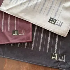 未使用　dunhill ハンカチ3枚セット　透かし　ダンヒル