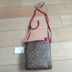 COACH ロゴプリント ショルダーバッグ