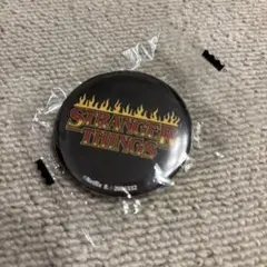 ストレンジャーシングス ガチャガチャ ロゴ　 缶バッジ