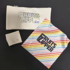 Fruits Zipper Zoff メガネケースメガネ拭き Karenレンズ付