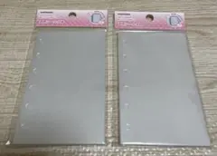 【新品未使用】MERING メリングA7両面透明シール台紙リフィル ハードタイプ