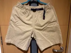 グラミチ　ベージュショートパンツ ゴム・ベルト付き