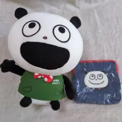 にしむらゆうじ作品　〜純喫茶まめもやし～　ぬいぐるみ ふわふわデニムポーチ