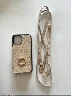 カード収納 ケース付きショルダーiphone14 用