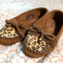 MINNETONKA モカシン サイズ6　レオパード