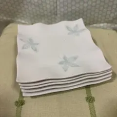 葉の模様 波型プレート 5枚セット