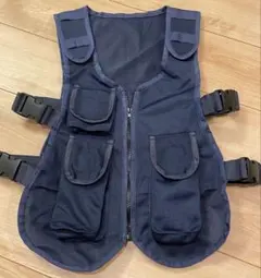 防護衣風ベスト　耐刃機能無　警察グッズ　個人装備　サバゲー　ミリタリー 制服のサムネイル