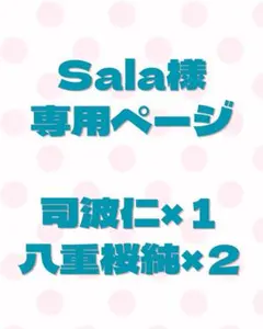Sala様専用ページ