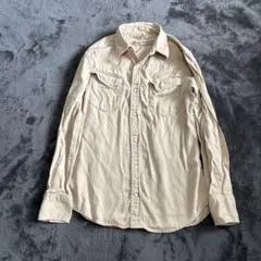 Wrangler × BEAMS 30周年 コットンリネン ウエスタン シャツ