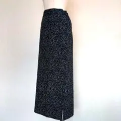 GU 小花柄ロングタイトスカート