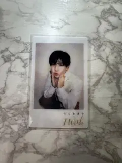 なにわ男子 長尾謙杜 I WISHチェキ風クリアソロカード