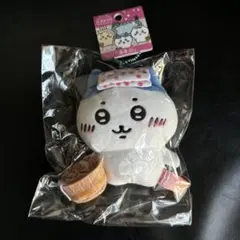 ちいかわ　温泉地限定　ぬいぐるみキーチェーン　ハチワレ