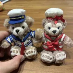 ダッフィー セーラー服 ストラップ 2体セット