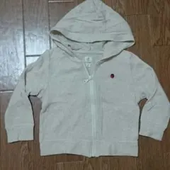 美品グリンキッズGrin  Kidsジップアップジャンパー90パーカー送料込