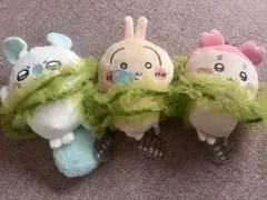 영화 치이카와 人魚の島のひみつ 昆布締めぬいぐるみショルダーバッグ 3つセット