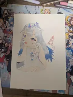手描きイラスト ファンアートホロライブ