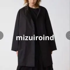 美品✨mizuiroind スプリングコート　スタンドカラー　ワイドジャケット