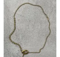 auca ステンレス ネックレス ゴールド