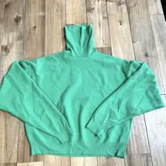 値下げ⭐︎ZARA グリーン ハイネックニットミドル丈Sサイズ