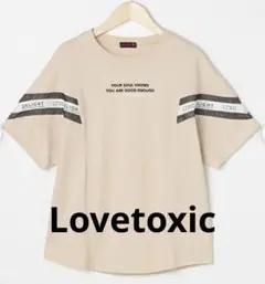 Lovetoxic ロゴビッグTシャツ160 L ドルマンスリーブ
