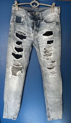 ZARA ダメージ加工 デニム 38/30