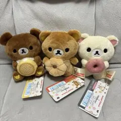 リラックマ ミスタードーナツ てのりぬいぐるみ コリラックマ チャイロイコグマ