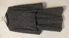 スーツ　セットアップ　9AR　グレー　卒業式　お宮参り　レディース