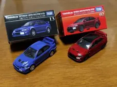 トミカ プレミアム ランサーエボリューション 2台セットのサムネイル