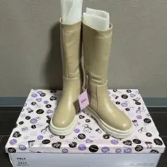 【新品未使用】Pink-latte ピンクラテ　ロングブーツ　ベージュ　20cm