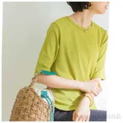 URカットソー グリーンレーベルリラクシング アダムエロペ スローブイエナ