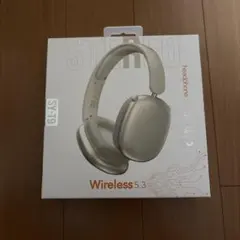 ワイヤレスヘッドホン シルバーのサムネイル