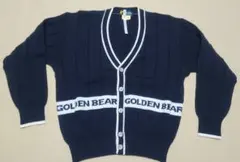 Golden Bear　ゴールデン ベア　メンズ　カーディガン　Ｍサイズ　紺