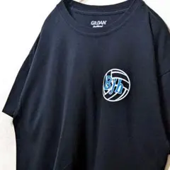 ギルダン BJH ロゴ Tシャツ ブラック 黒 L 古着