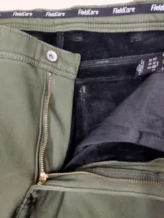 ワークマンストレッチマイクロウォームパンツLLオリーブグリーン