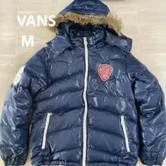 VANS ダウンジャケット M 光沢 ワッペン ファーy2k archive