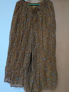 花柄ロングフレアパンツのサムネイル