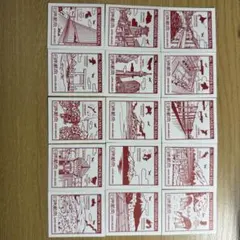 JAL TODOFUKEN SEAL 都道府県シール 15枚セット