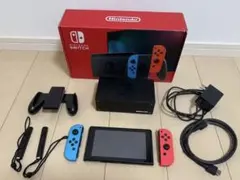 【本体、付属品美品】Nintendo Switch 本体 青/赤