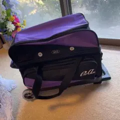 Pro Am ボウリング用バッグ 紫/黒月３２ゲーム1年程使用