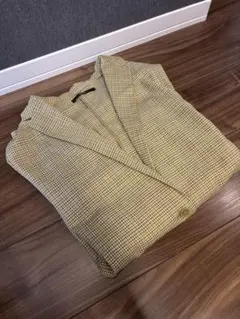 【新品未使用】Kastane チェック BIG ジャケット グリーン系