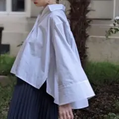 極美品】TELOPLAN 25SS Yeshe Top チャイナブラウス現行品 - メルカリ