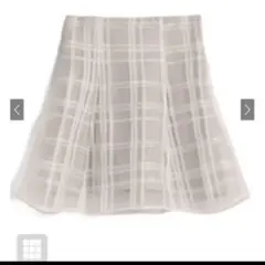 GRL インパン裏地付きチェック柄フレアミニスカート[tu1028]