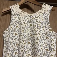 花柄レースタンクトップ Mサイズのサムネイル