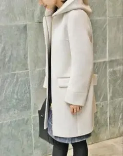 新品未使用✨IENA 38サイズベージュウールコクーンショートコート IENA（イエナ）の「super140 ウールコクーンショートコート