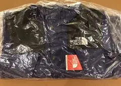 Supreme North Face レザー マウンテンパーカー パープル