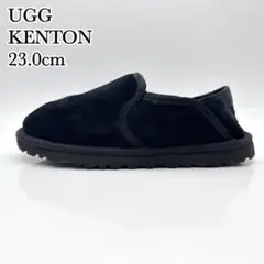 アグ ケントン スリッポン ブラック スエード ボア かかと踏み 23cm