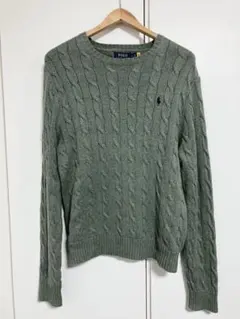 POLO RALPH LAURENポロラルフローレンのケーブルニットセーター/M