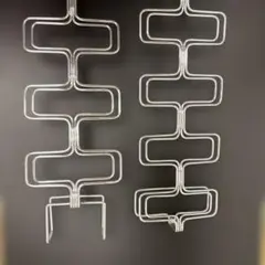 金属製ダブルレイヤーハンガー　ネクタイ掛け　ベルト掛け