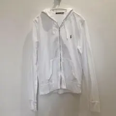【RALPH LAUREN】ラルフローレン フルジップパーカー 白のサムネイル