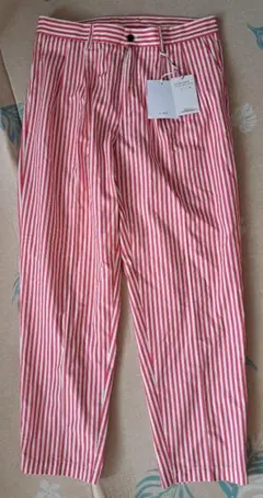 新品！Cellar Door 薄手 ストライプ パンツ サイズ48 イタリア製のサムネイル